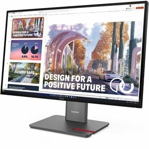 Lenovo ThinkVision P27QD-40 27" Class WQHD LED Monitor - 16:9 - Raven Black - 68.6 cm (27") Viewable - In-plane Switching 
