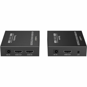 Rocstor TrueReach Video Extender Transmitter/Receiver - 196.85 ft Range - 2 x Network (RJ-45) - 3 x USB - 1 x HDMI In - 2 