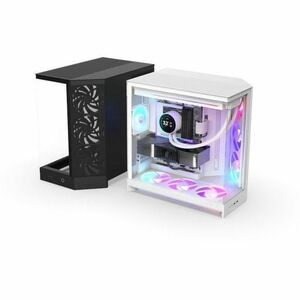 NZXT H9 Flow CM-H92FW-01 Computer Case - ATX Motherboard Supported - Mid-tower - Glass, Tempered Glass, Steel, Galvanized 