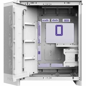 NZXT H9 Flow CM-H92FW-R1 Computer Case - ATX Motherboard Supported - Mid-tower - Glass, Tempered Glass, Steel, Galvanized 