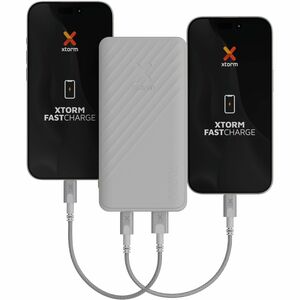 Xtorm Go2 Power Bank - Ash White - 10000 mAh - 15 W - Ash White