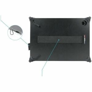 MOBILIS RESIST Rugoso Estojo de transporte para 27,9 cm (11") Samsung Tablet, Stylus - Preto - Absorção de choque, Resiste