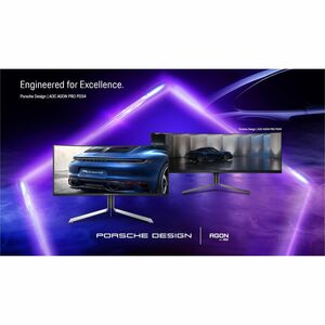 AOC AGON PRO PD34 34" Class WQHD Monitor OLED para jogos - Preto - 86,4 cm (34") Viewable - OLED - 3440 x 1440 - Compatíve