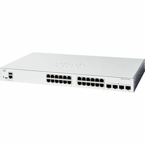 Cisco Catalyst 1300 C1300-24T-4G 24 Portas Gerenciável Comutador Ethernet - Gigabit Ethernet - 10/100/1000Base-T, 1000Base