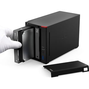Buffalo LinkStation 720DB 2 x Total de compartimientos Sistema de almacenamiento NAS - 8TB HDD Hexa-core (6 Core) 1.30GHz 