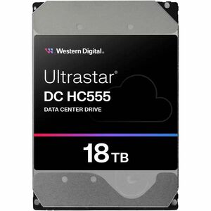 WD Ultrastar DC HC555 0B48713 18 TB Hard Drive - 3.5" Internal - SAS - Energy-assisted Perpendicular Magnetic Recording (e