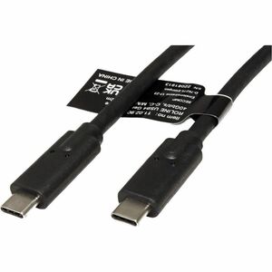 ROLINE USB4 Gen3x2 Kabel, C–C, ST/ST, 40Gbit/s, 100W, schwarz, 1 m