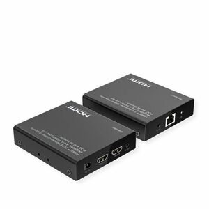 ROLINE HDMI Extender und Splitter, 1x2, über Kat.6A, 70m, 4K60Hz