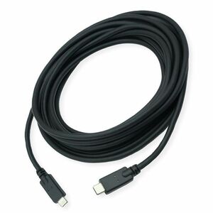 ROLINE USB 3.2 Gen 2 kompatibles Kabel, C-C, ST/ST, 10Gbit/s, Emark, 100W, schwarz, 3 m