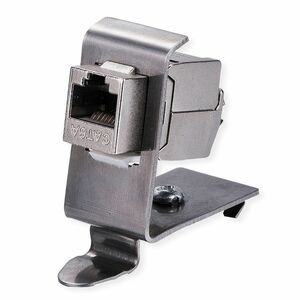 Roline Befestigungsadapter für Keystone-Modul - Silber - Edelstahl, Plastik - 1