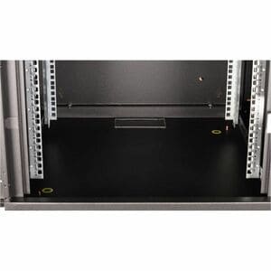 Roline 7U Wandmontierbar Geschlossener Schrank Rackschrank für Networking450 mm Rack Depth - Schwarz - Glas, Stahl, Blech 