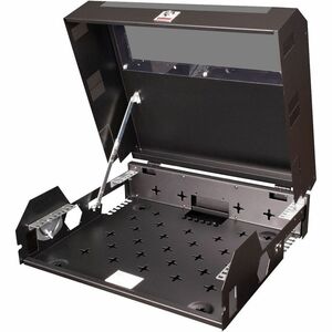 Roline 5U Wandmontierbar Geschlossener Schrank Rackschrank für Networking, Gehäuse, Switch, Router - Schwarz - Glas, Stahl