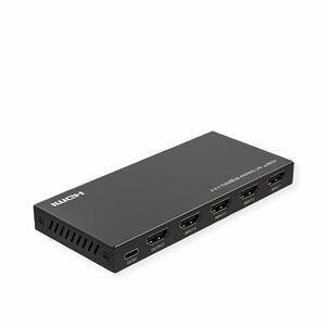 Roline Audio/Video-Schalter - Kabel - 7680 x 4320 - 8K - 4 Eingabegerät - 1 Display - Monitor, Projektor, Notebook, Set-To
