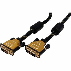 Roline Gold 3 m DVI-D Videokabel - Cable for Monitor - Unterstützt bis zu3840 x 2160 - Abschirmung - Golden Beschichteter 