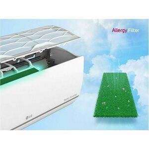 Aire acondicionado de pared LG DUALCOOL VM182H9 con Motor inversor digital - Blanco, Negro - Refrigerador, Calentador - 18