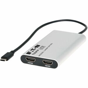 Tripp Lite series U444-2H-DL A/V Adapter - TAA Compliant - 1 x Usb 3.2 (gen 1) type c - male - 2 x Hdmi 1.4 digital audio/