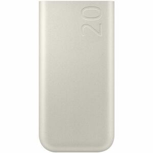 Cargador portátil Samsung - Beige - Para Smartphone, Tablet PC - 20000mAh - 45W - 2.25A - 20 V DC, 3,3 V DC Salida - 9 V E