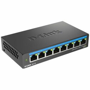 D-Link DMS-108 8 Ports Ethernet Switch - 2.5 Gigabit Ethernet - 2.5GBase-T - 2 Layer Supported - 8.59 W Power Consumption 