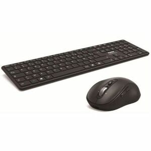 Port Connect EXPERT Keyboard & Mouse - Belgian - 2 Piece - USB Type A, USB Type C Scissors Wireless Bluetooth 5.2 Keyboard
