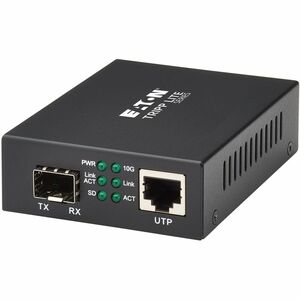 Tripp Lite series N786-001-SFP Transceiver/Media Converter - 1 x Network (RJ-45) - Single-mode, Multi-mode - 850 nm, 1310 
