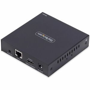 StarTech.com KVM Extender Receiver - Wired - 4K - 3840 x 2160 Maximum Video Resolution - 1 x Network (RJ-45) - 1 x USB - 1