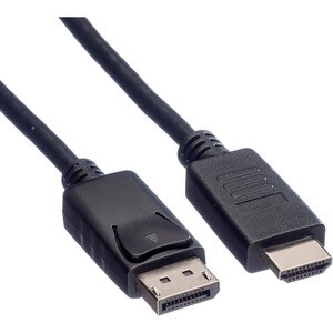 Roline 1.50 m DisplayPort/HDMI A/V Cable - 1 - Cable for Audio/Video Device, HDTV, TV - First End: 1 x DisplayPort 1.1 Dig