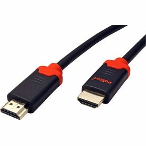 Roline 1 m HDMI A/V Cable - Cable for Audio/Video Device - First End: 1 x 19-pin HDMI 2.1 Type A Digital Audio/Video - Mal