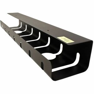 Roline Cable Organizer - Black - 2 Piece Pack - Cable Tray - 1.1 m Length