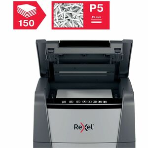 Rexel Optimum AutoFeed+ 150M Paper Shredder - Continuous Shredder - Micro Cut - for shredding Credit Card, Paper - P-5 - 2