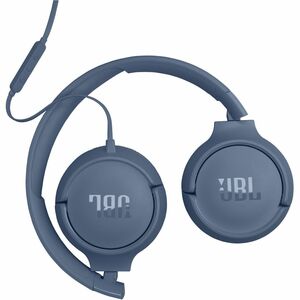 JBL Tune 520C Wired On-ear, Over-the-head, Over-the-ear Stereo Headset - Blue - Binaural - Ear-cup - 32 Ohm - 10 Hz to 40 