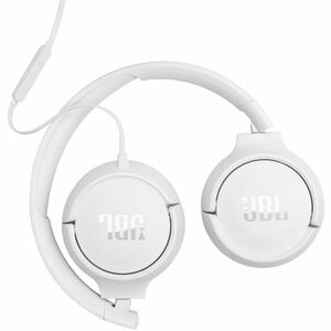 JBL Tune 520C Wired On-ear, Over-the-head Stereo Headset - White - Binaural - Ear-cup - 32 Ohm - 10 Hz to 40 kHz - 20 cm (
