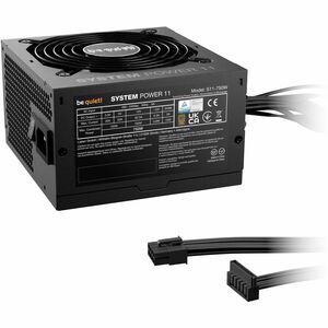 be quiet! System Power 11 S11-750W EPS12V, EPS 2.92, ATX 3.1 Power Supply - 750 W - Black - Internal - 120 V AC, 230 V AC 