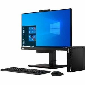 Lenovo ThinkCentre M75q Gen 2 11JN009YHX Desktop Computer - AMD Ryzen 5 PRO 5655GE - 16 GB - 256 GB PCI Express NVMe SSD -