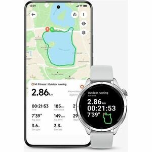 Xiaomi Watch S4 Smartwatch - Argento Body Color - Lega di alluminio Body Material - Monitor battito cardiaco, Accelerometr