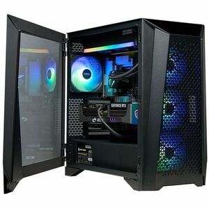 MSI Infinite ZS Gaming PC AMD R9-9900x3D Nvidia RTX 5070Ti 32GB 2TB SSD W11P - Mid-Tower Chassis - PRO B850-P WIFI ATX Mot