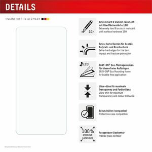 Displex Hülle für Samsung Galaxy S25 Edge Smartphone - Transparent - 1 - Thermoplastisches Polyurethan (TPU)