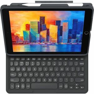 ZAGG Pro Keys Tastatur/Cover für 27,7 cm (10,9 Zoll) Apple iPad (10. Generation) Tablet - Schwarz, Grau - Polycarbonat Kör