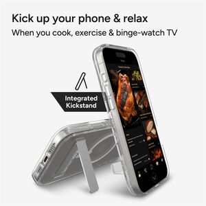 ZAGG Crystal Palace Snap Hülle für Apple iPhone 16 Pro Max Smartphone - Strukturierte Griffflächen - Durchsichtig - Sturzs