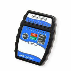Value Cable Tester - Cable Testing, RJ45 Testing - Network (RJ-45) - 1 Number of Batteries Supported - 9V - Battery Includ