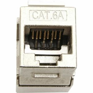 Value Network Connector - 1 x RJ-45 Keystone - Female - Shielding - Silver