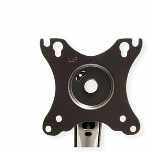 Value Mounting Arm for LCD Monitor - Black - Height Adjustable - 1 Display(s) Supported - 6.50 kg Load Capacity - 75 x 75,