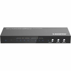 Value Audio/Video Switchbox - Cable - 3840 x 2160 - 4K, Full HD, 4K UHD, 2K - 1080p - 4 Input Device - 2 Display - Noteboo