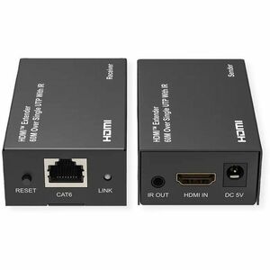 Value Video Extender Transmitter/Receiver - Wired - 1 Input Device - 1 Output Device - 60 m Range - 2 x Network (RJ-45) - 