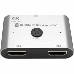 Value Audio/Video Switchbox - Cable - 3840 x 2160 - 4K, 4K UHD, 2K - 2160p - 2 Input Device - 2 Display - Monitor, TV, Pro