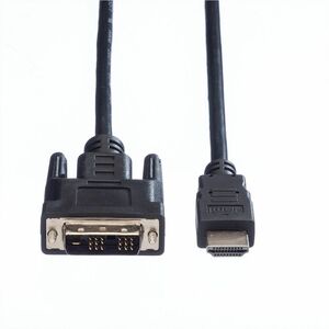 Value 1.50 m DVI-D/HDMI Video Cable - Cable for Ultrabook, TV, Projector - First End: 1 x (18+1)-Pin DVI-D (Single-Link) D
