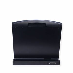 Value LCD Rack Console KVM Switch - Black - 43.2 cm (17") LCD - 1280 x 1024 - 1 x USB - 1 x VGA - Keyboard - TouchPad - 12