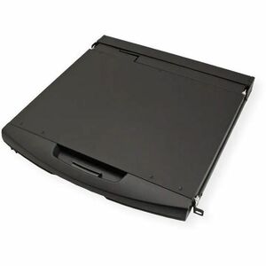 Value LCD Rack Console - Black - 48.3 cm (19") LCD - 1366 x 768 - 1 x USB - 1 x VGA - Keyboard - TouchPad - 12 V DC Input 