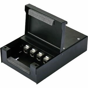 Value Kabelbündler - Schwarz - Kabelmanagement-Box - 1U Rack Height - Stahl