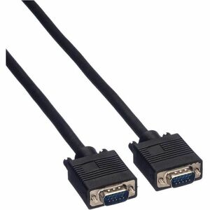 Value 3 m VGA Videokabel - Cable for Videogerät, Monitor, Grafikkarte, Splitter, Verstärker - Abschirmung - 28 AWG - Schwarz