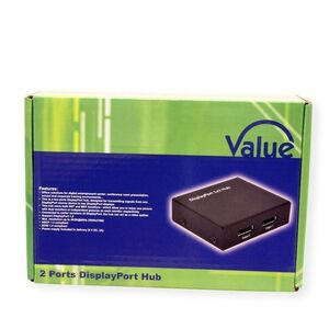 Value Signalverteiler - Schwarz - 3840 x 2160 - DisplayPort